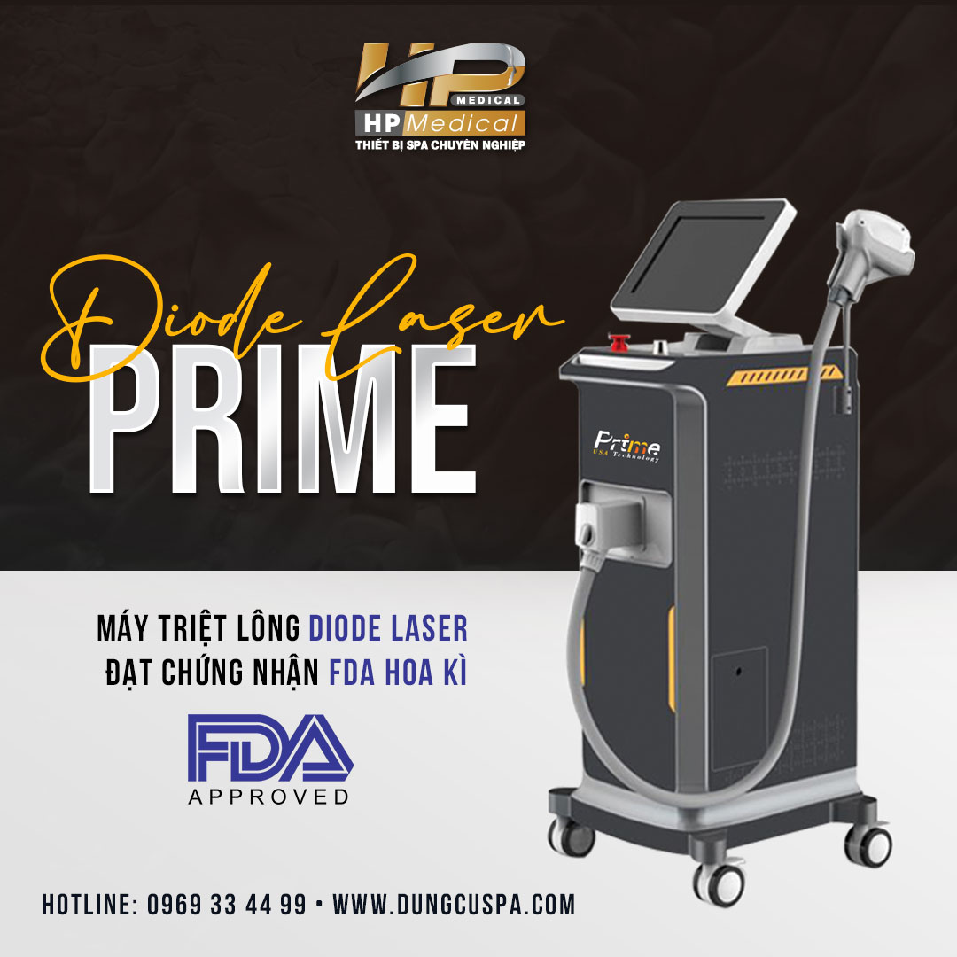 may triet long diode laser prime cao cap